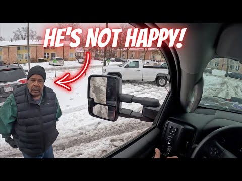 Their snow plow contractor didn't show up! Easy money for me!