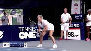 Singles: Lisicki & Clijsters vs Monica Puig - World Team Tennis 07/24/2020 - Full match