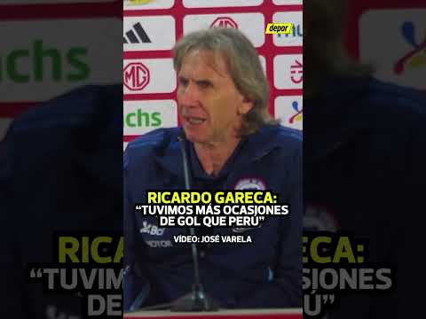 GARECA sobre PERÚ 0-0 CHILE: "PERÚ es muy difícil de local" | Depor