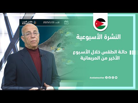 الأردن | حالة من عدم الاستقرار الجوي تؤثر على المملكة في الأسبوع الأخير من المربعانية!