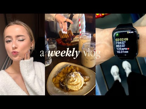 a weekly vlog | nye and first long run of the year