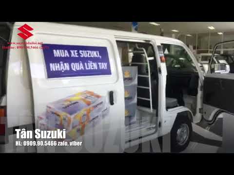 Bán xe tải Suzuki Blind Van 580kg - giảm 100% phí trước bạ, duy nhất tháng 12, giao ngay