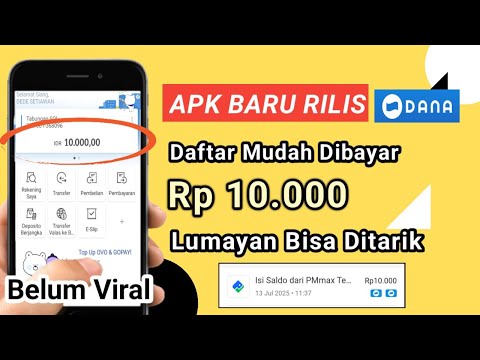 BONUS DAFTAR BISA DITARIK! Aplikasi Penghasil Uang 2025, Aplikasi Penghasil Saldo Dana Tercepat 2025