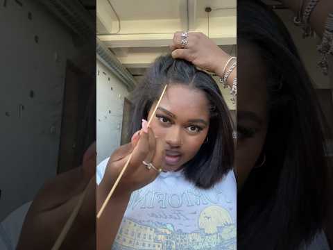 So refreshinggg! 🥰 I have so much more fun with hairstyles when my hair’s cut 🫠  #shorthairstyles