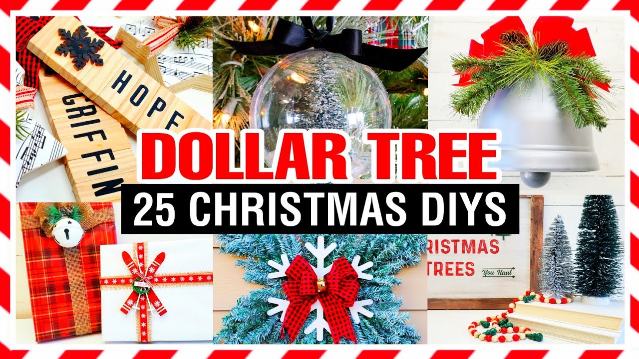 25 Dollar Tree Christmas DIYs That DON’T LOOK CHEAP!