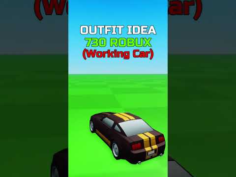 Making Roblox Glitched Working Drift Car Outfit Idea 🔥
