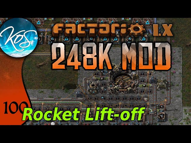 Factorio 248k Mod 100 - ROCKET UPGRADES! - Tips & Tricks