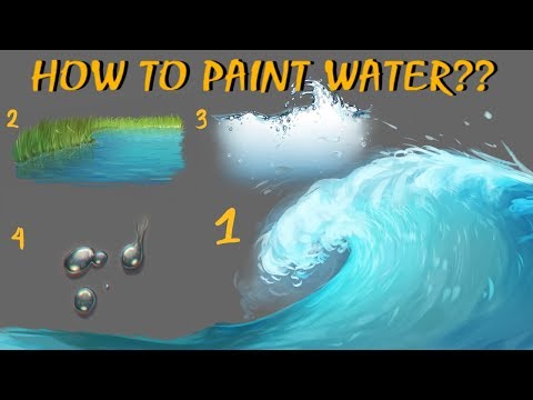 Water Tutorial - Waves, Lakeside, Cross section, Droplet ...