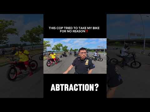 COP TRIED TO TAKE MY BIKE.