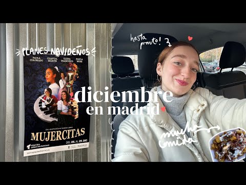 últimos días de diciembre en madrid 🌟 planes navideños, libros, unboxing & cómo estoy 🫂 irene rain