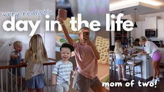 a VERY realistic day of motherhood / day in the life of a mom of 2