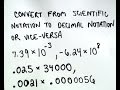 Understanding Scientific Notation Concepts