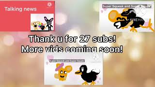 Thank you for 27 Subscribers!