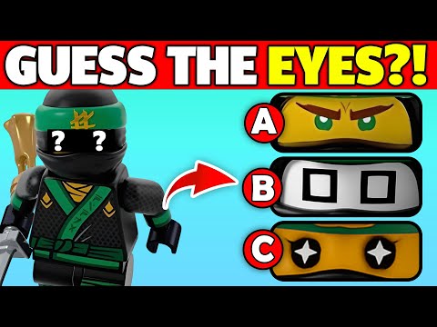 Can You Pick the Right Eyes for LLOYD? 🥷🐉 | Pick the right one! | LEGO NINJAGO MOVIE QuizI I Zane
