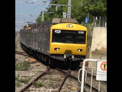 3150/3250 arriving at Oeiras Station #suburbantrain #cp3150 #cp3250 #electrictrain #views #subscribe