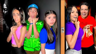 ENCERRAMOS A LOS 3 TODA LA NOCHE EN NUESTRA CASA!!