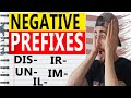 Exploring Negative Prefixes in English