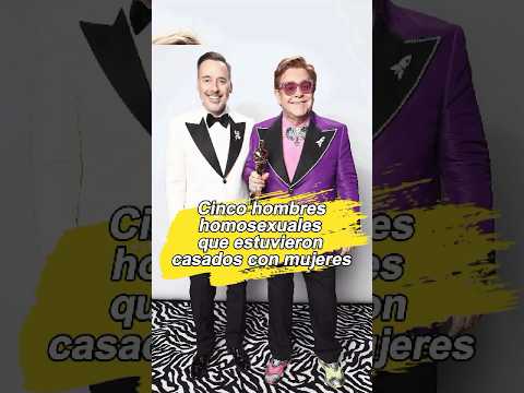 Cinco hombres homosexuales que estuvieron casados con mujeres, el último te sorprenderá.