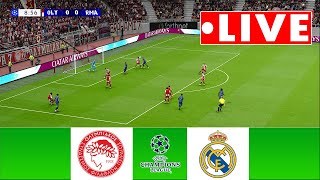 🔴Olympiacos vs Real Madrid LIVE | UEFA Champions League 2025/26 | Match Today Highlights [PES 2021]
