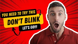 EXPERIMENT - DON'T BLINK! You Need To Try This...#shorts