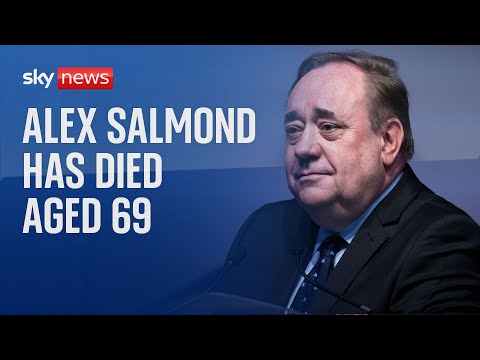 Former First Minister of Scotland Alex Salmond dies
