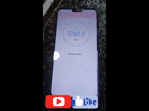Honor 8x (JSN-L22) hard reset remove password pattern إزالة رمز الباسورد هواوي