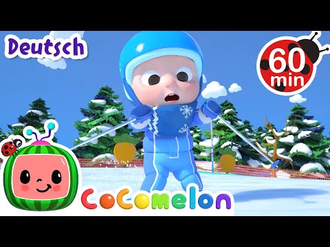 Das Ski Lied | CoComelon Deutsch | Cartoons und Kinderlieder