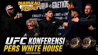 KACAU SAMPAI DIUSIR! Konferensi Pers UFC Gedung Putih Sub Indonesia #ufc #mma #ufcwhitehouse