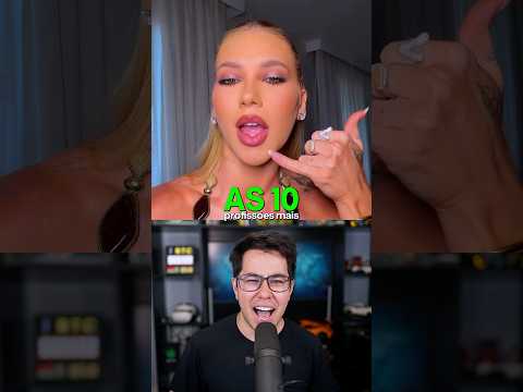 As 10 Profissões MAIS BEM PAGAS do Brasil! #Shorts