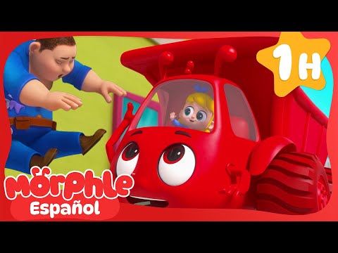 ¡El Gran Camión Rojo en Acción! | 🎈 Morphle 📺  Caricaturas, dibujos animados para niños