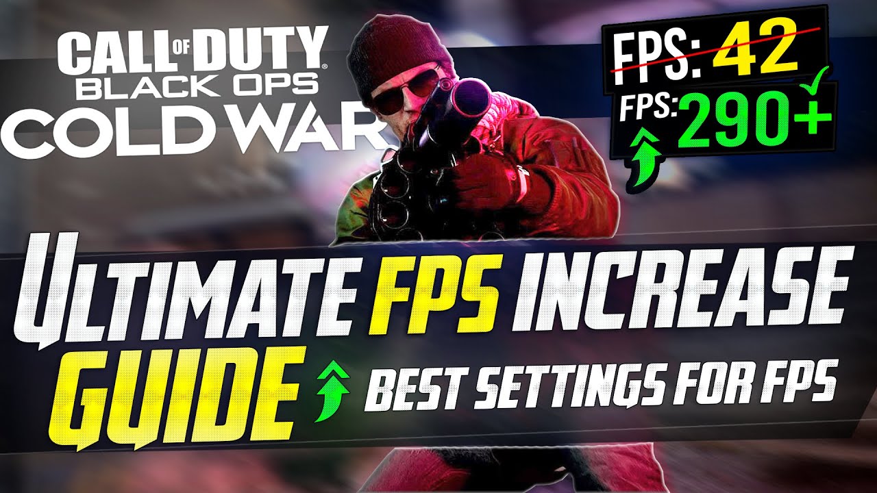 #1 COD: BLACK OPS COLD WAR Dramatically increase performance - FPS with any setup! - Panjno