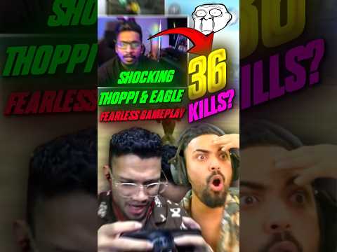 SHOCKING @eaglegamingop & @mrzthoppi WITH FEARLESS GAMEPLAY #bgmi #sayipop #shorts