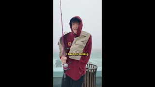 BREAKING NEWS: EJ retires from fishing after a day outside 🐟