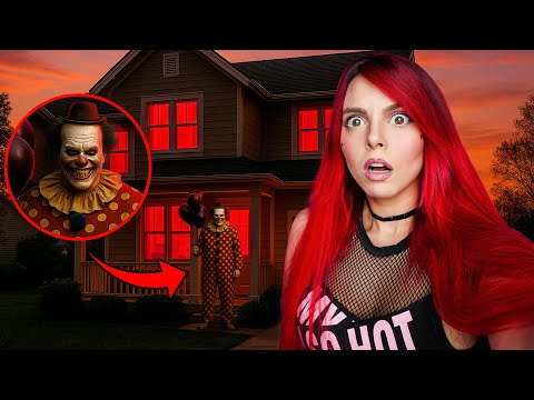 SI VES AL PAYASO MALDITO CERCA DE TU CASA, CORRE!😰☠️​ *mi DRON captó en cámara algo muy ATERRADOR*
