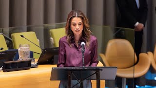 ‏كلمة جلالة الملكة رانيا في مقر الأمم المتحدة في نيويورك بمناسبة الذكرى الثلاثين لإعلان بكين
