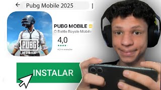 JOGUEI PUBG MOBILE PELA PRIMEIRA VEZ EM 2025!