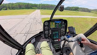 Robinson R66 Turbine Helicopter - Rolls Royce Power (POV Binaural Audio)