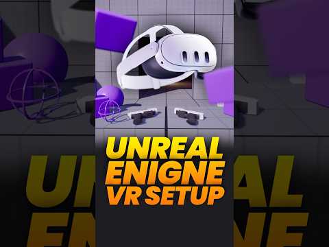 How To Set Up VR In Unreal Engine (Super Easy) #vr #quest3