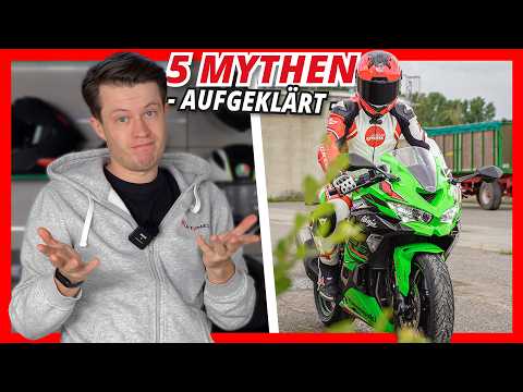 5 Motorradmythen, die sich hartnäckig halten ... aber einfach falsch sind 🏍️❌ #MotorradMythen
