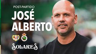 🎙️ Rueda de prensa POST PARTIDO de José Alberto |  Rayo Vallecano - Racing | J4 LaLiga EASport