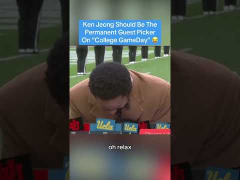 Ken Jeong Always Brings The Laughs As The Guest Picker On ESPN's "College GameDay" ๐