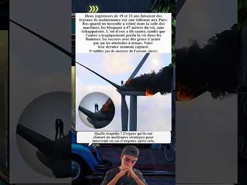 🌬️ Deux Jeunes Ingénieurs Piégés Dans Une Éolienne En Feu Aux Pays Bas Capturent Dernier Instant 🔥