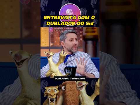 Dublador do Sid!#dublador#dublagembrasileira#eradogelo#melhoresdublagens#dublagembr#dublagem
