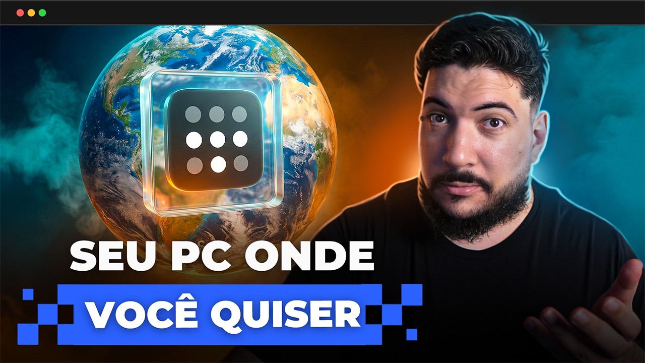 Thumbnail do vídeo: A Forma PERFEITA de Acessar seu PC em QUALQUER LUGAR