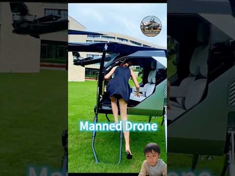 Do you like this manned drone? #rcmodel #manneddrone #drone #aircraft #avation #beatiful