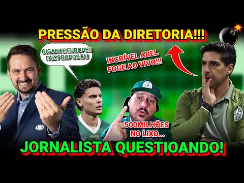 🚨URGENTE🚨ABEL COBRADO E FOGE AO VIVO! DIRETORIA FAZ PRESSÃO? RIOS RECEBE NOVA PROPOSTA