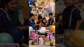 🌸 6 months old and already making Dad's day special#bdaycake#specialbond#daddaughterlove#ytshorts