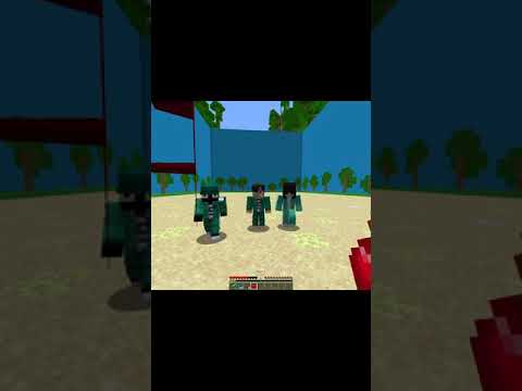 SQUID GAME in Minecraft? 😳 #minecraft #squidgame #shorts #minecraftmemes