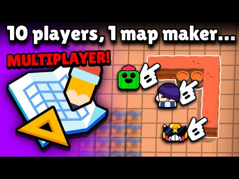 10 Players Edit ONE Brawl Stars Map at the Same Time!
