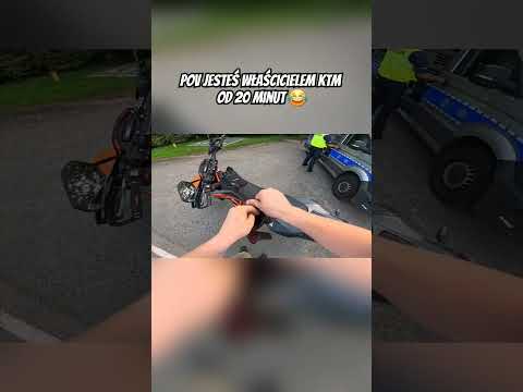 Mieliście już kontrolę w tym sezonie? #policja #ktm #supermoto #motovibe #police #policja #funny